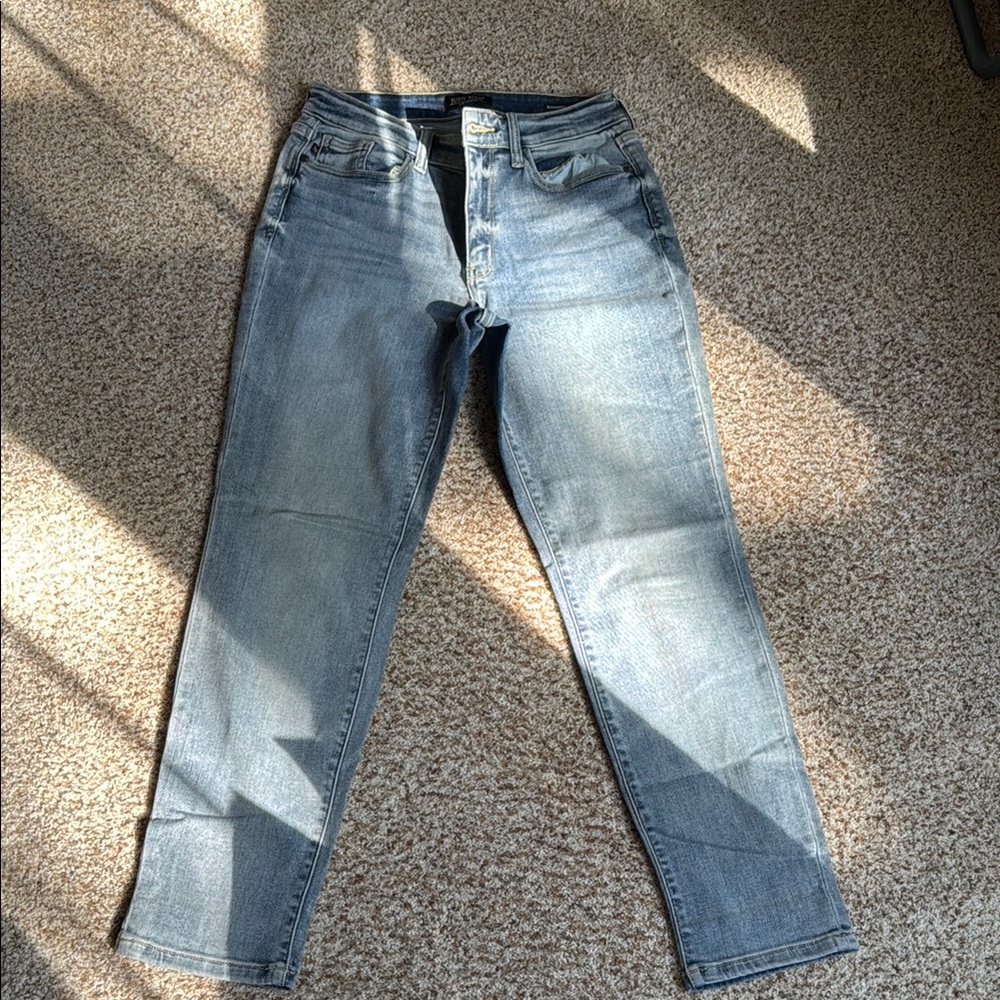 Judy Blue Boyfriend Jeans - Light Blue